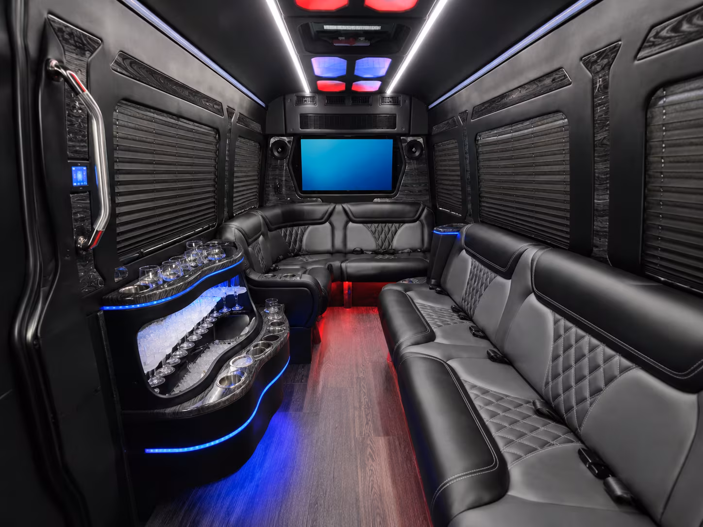 jackson wedding shuttle bus rentals