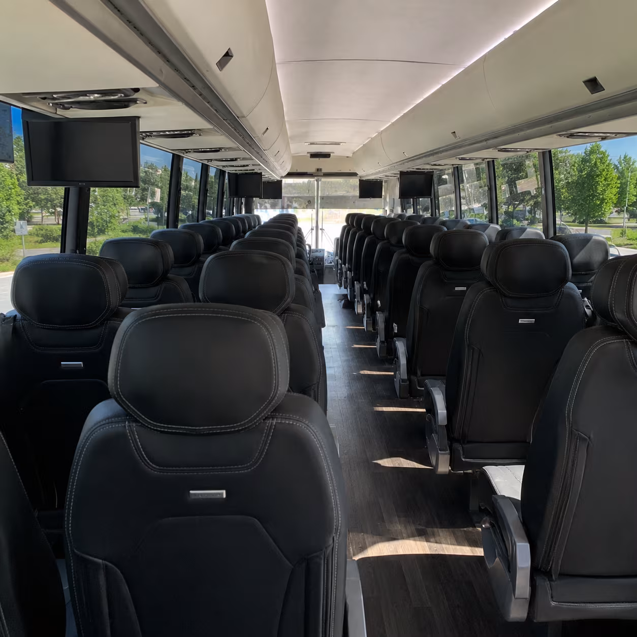toms river charter bus interior