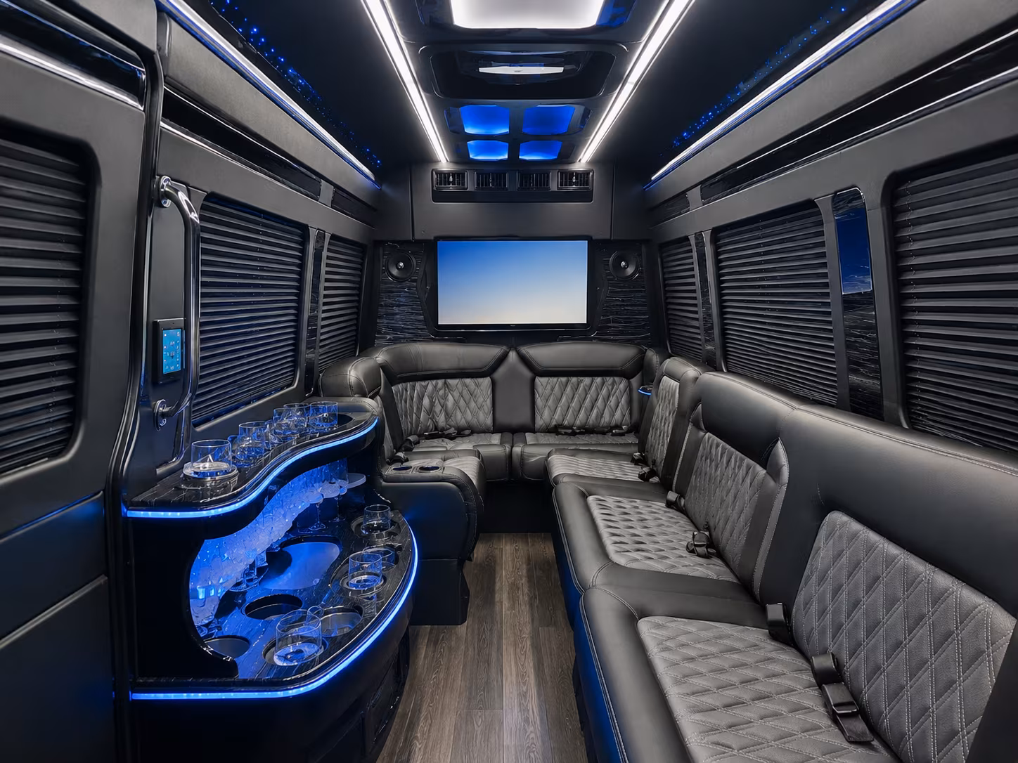 toms river corporate event transportation onboard seating