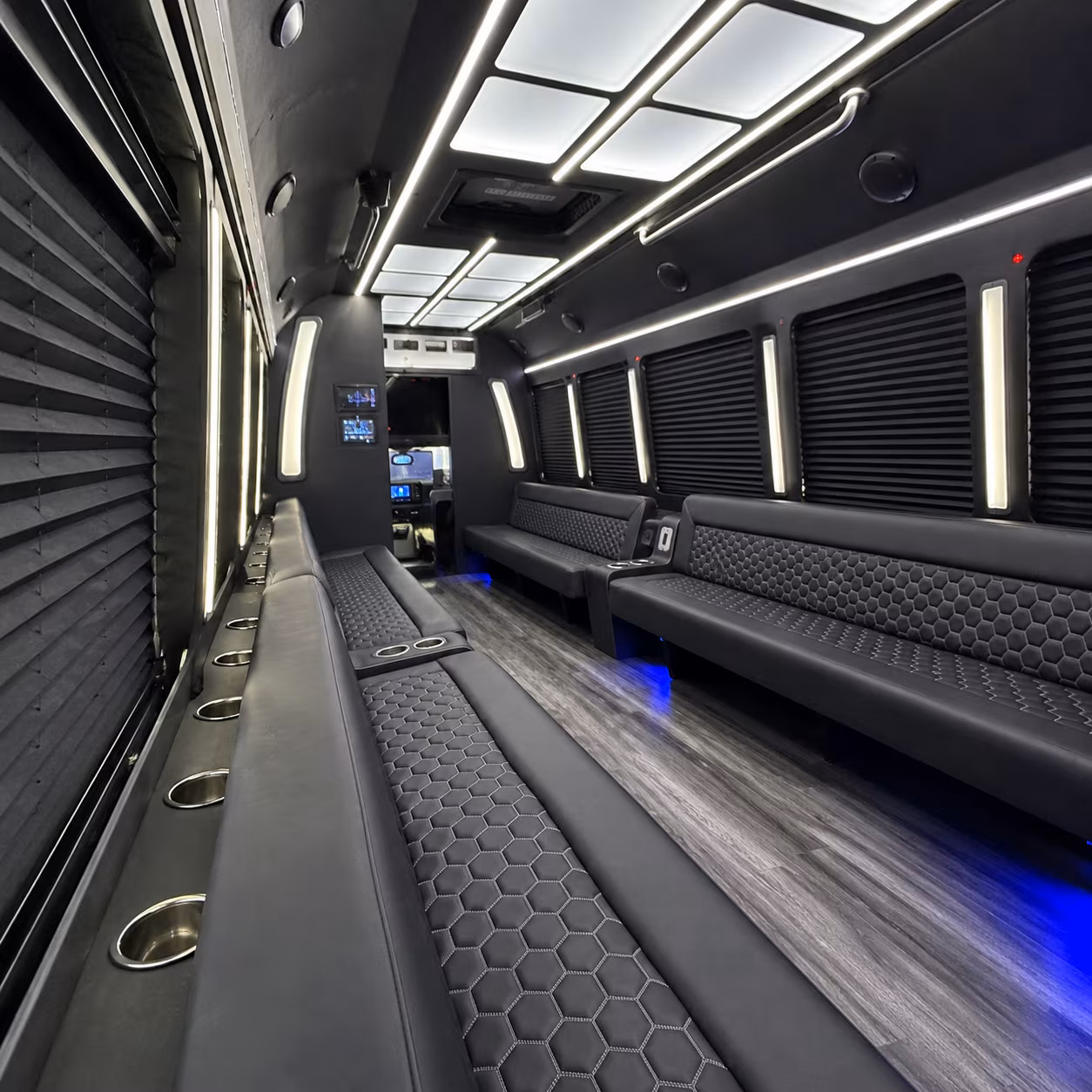 toms river party bus rental interior