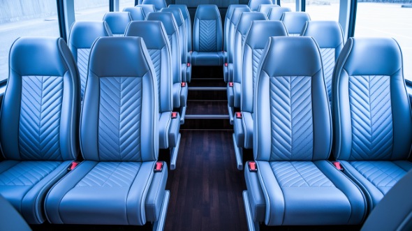 28 passenger minibus inside long branch