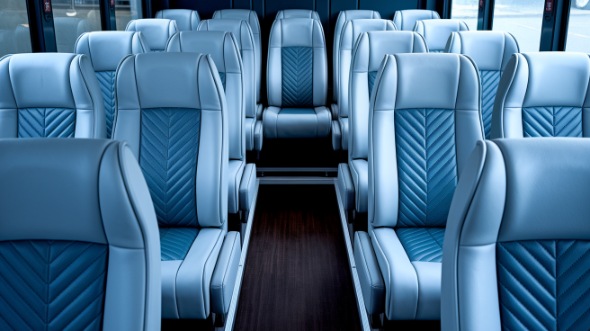 30 passenger minibus inside long branch