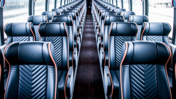 54 passenger charter bus inside howell