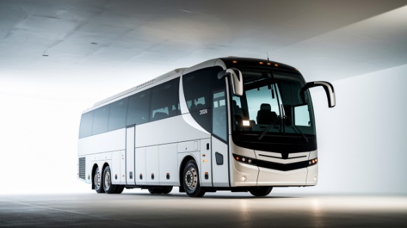56 passenger charter bus howell